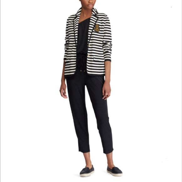 Lauren Ralph Lauren Jackets & Blazers - Lauren Ralph Lauren Striped Knit Blazer L